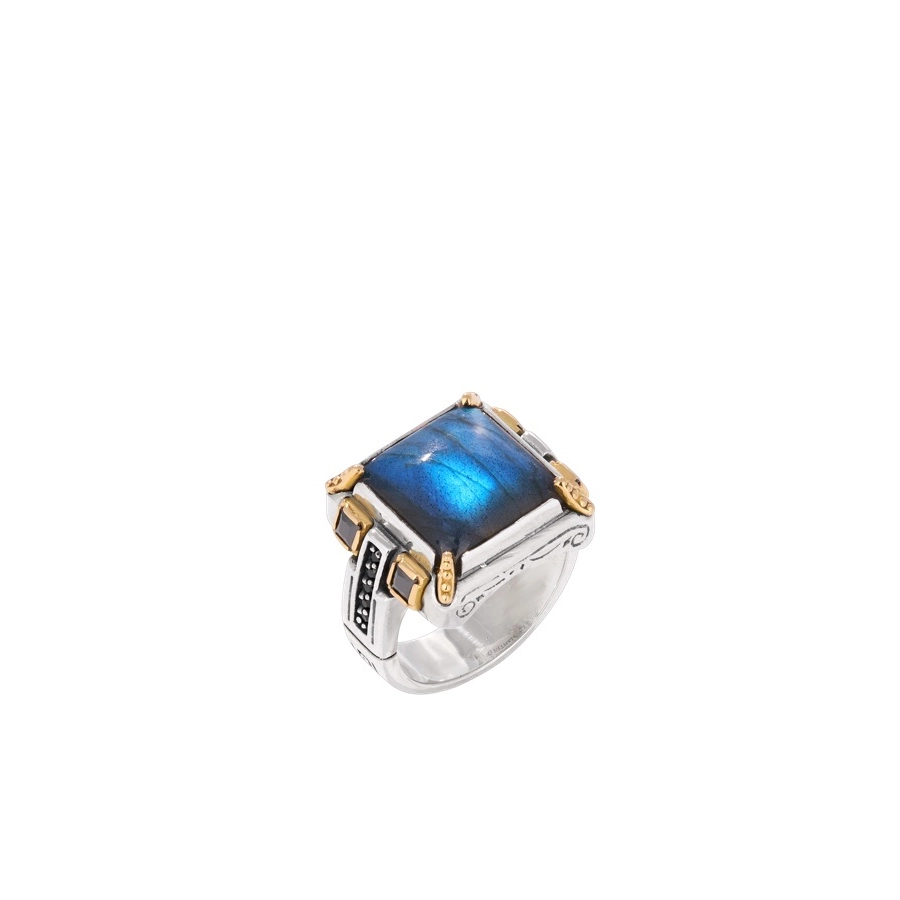 Konstantino Rings in Mixed Metals containing Other, Multi-gemstone DKJ1008-660-S10