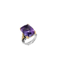 Konstantino Rings in Mixed Metals containing Amethyst DMK2123-101-S7