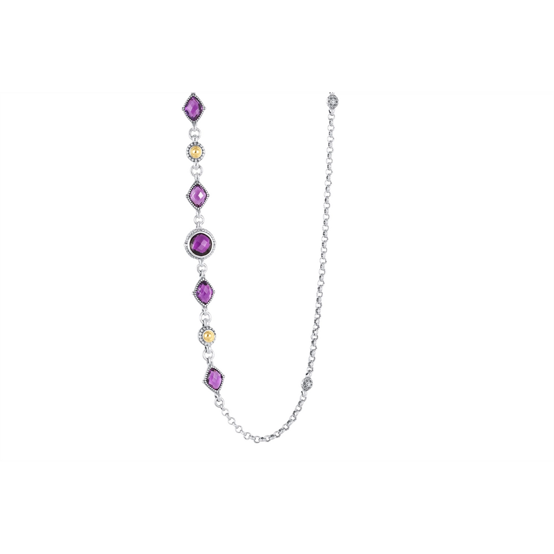 Konstantino Necklaces in Mixed Metals containing Other KOMK4790-671-28