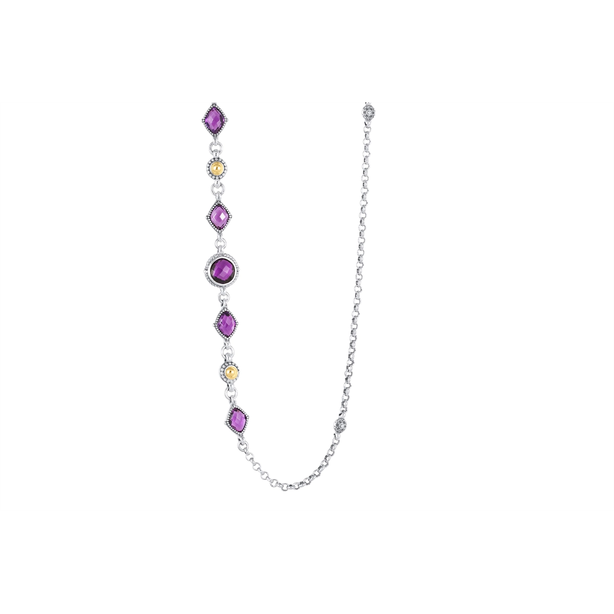 Konstantino Necklaces in Mixed Metals containing Other KOMK4790-671-28