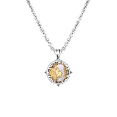 Konstantino Pendants in Mixed Metals containing Mother of pearl MEKJ765-117
