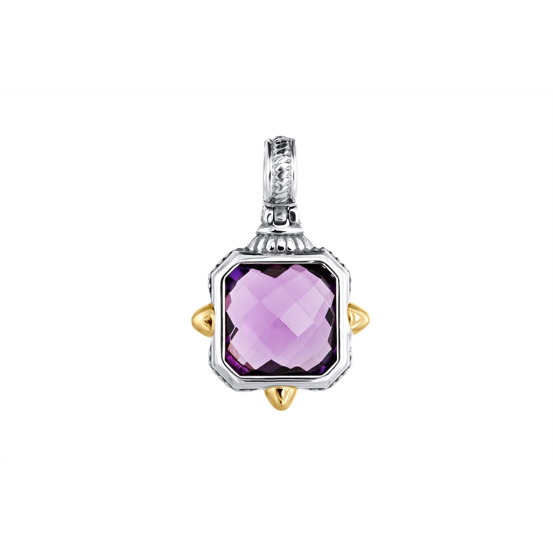 Konstantino Pendants in Mixed Metals containing Amethyst MEMK5248-671