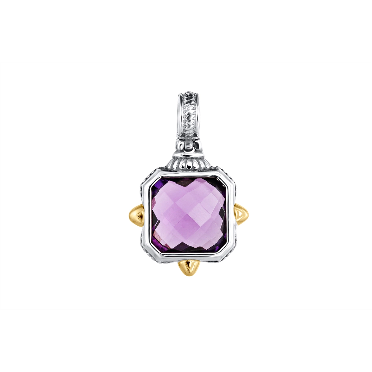 Konstantino Pendants in Mixed Metals containing Amethyst MEMK5248-671
