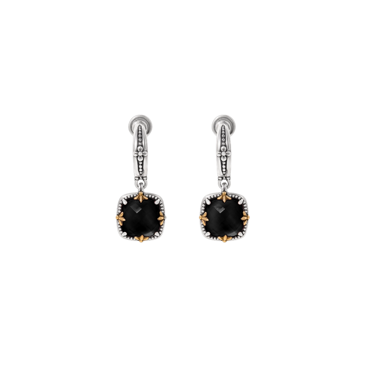 Konstantino Earrings in Mixed Metals containing Black onyx SKKJ720-120