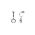 Konstantino Earrings in Mixed Metals containing Mother of pearl, Quartz, Multi-gemstone SKKJ721-464