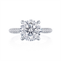 Tacori Engagement Rings in Platinum/Palladium containing Diamond HT 2673 RD 9.5