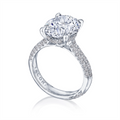 Tacori Engagement Rings in Platinum/Palladium containing Diamond HT 2673 RD 9.5