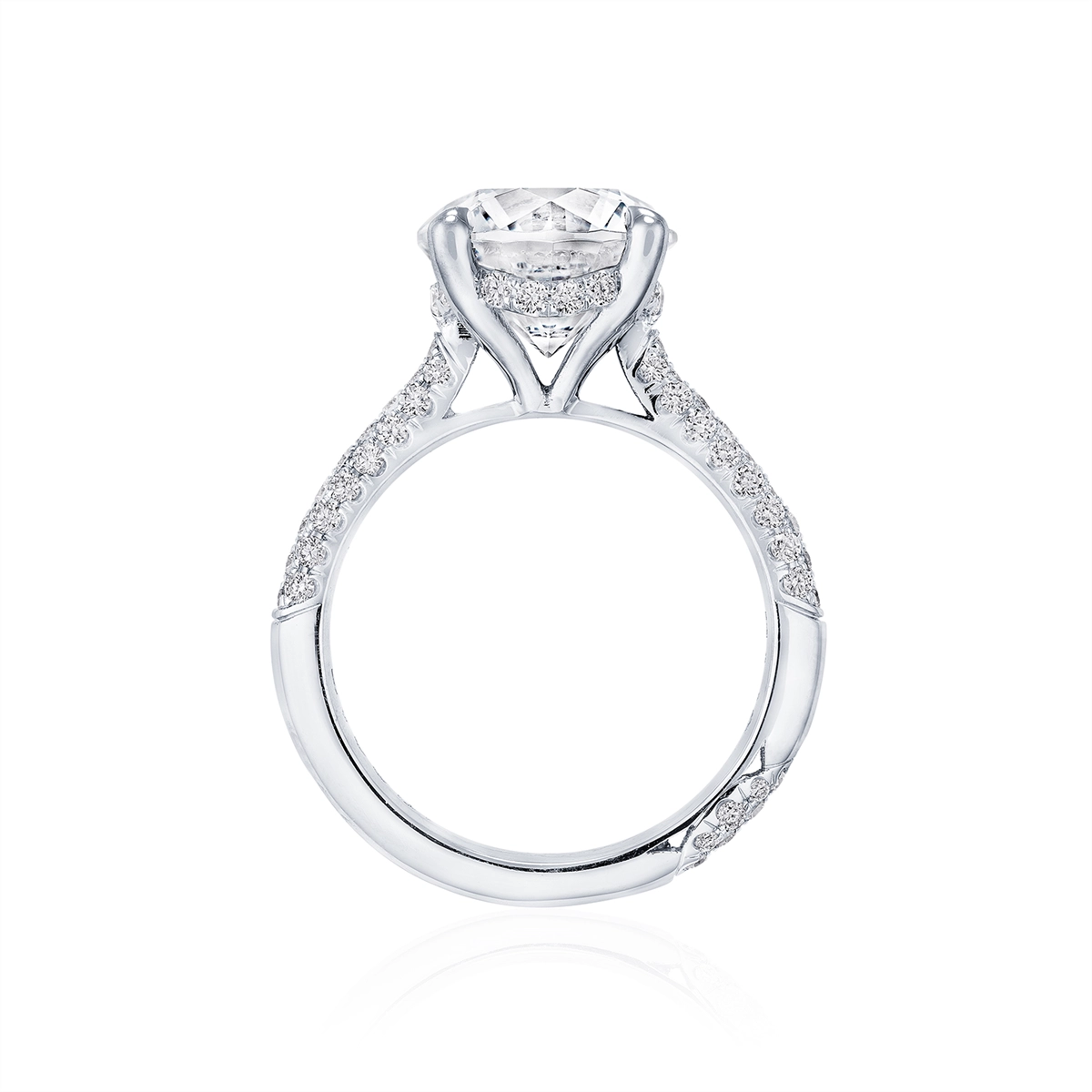 Tacori Engagement Rings in Platinum/Palladium containing Diamond HT 2673 RD 9.5