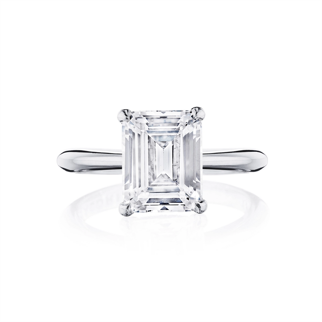 Tacori Engagement Rings in Platinum/Palladium containing Diamond HT 2671 EC 10X7.5