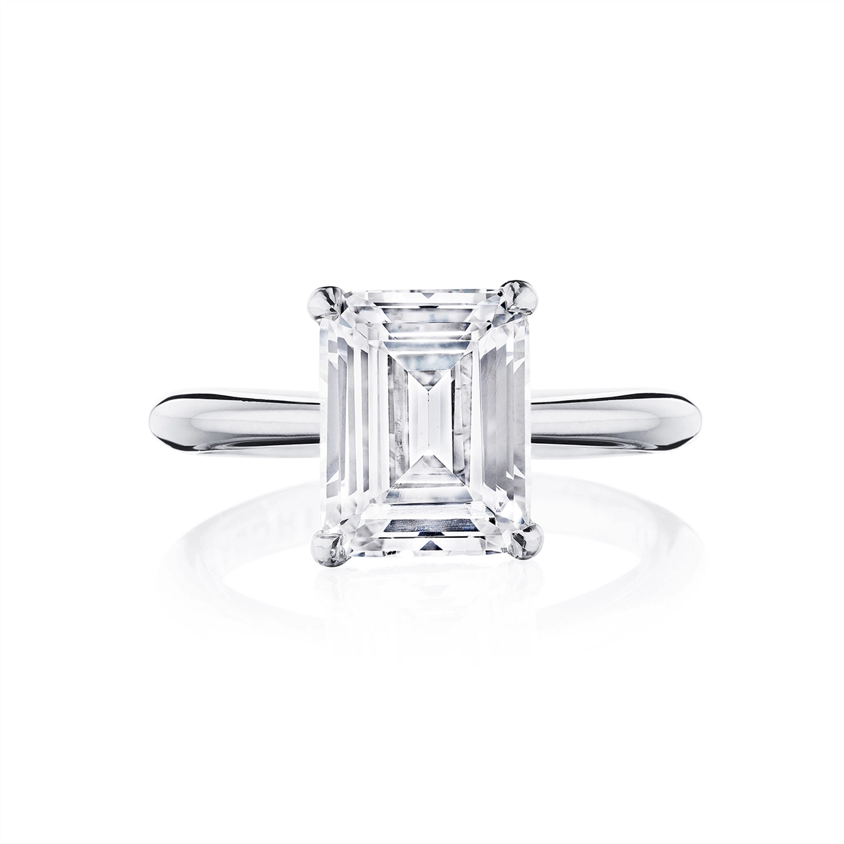 Tacori Engagement Rings in Platinum/Palladium containing Diamond HT 2671 EC 10X7.5