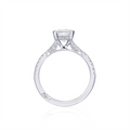 Tacori Engagement Rings in White Gold containing Diamond 2671 EC 8.5X6 W