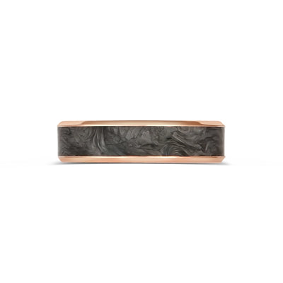 Mens Bands Wedding in Rose Gold 441779