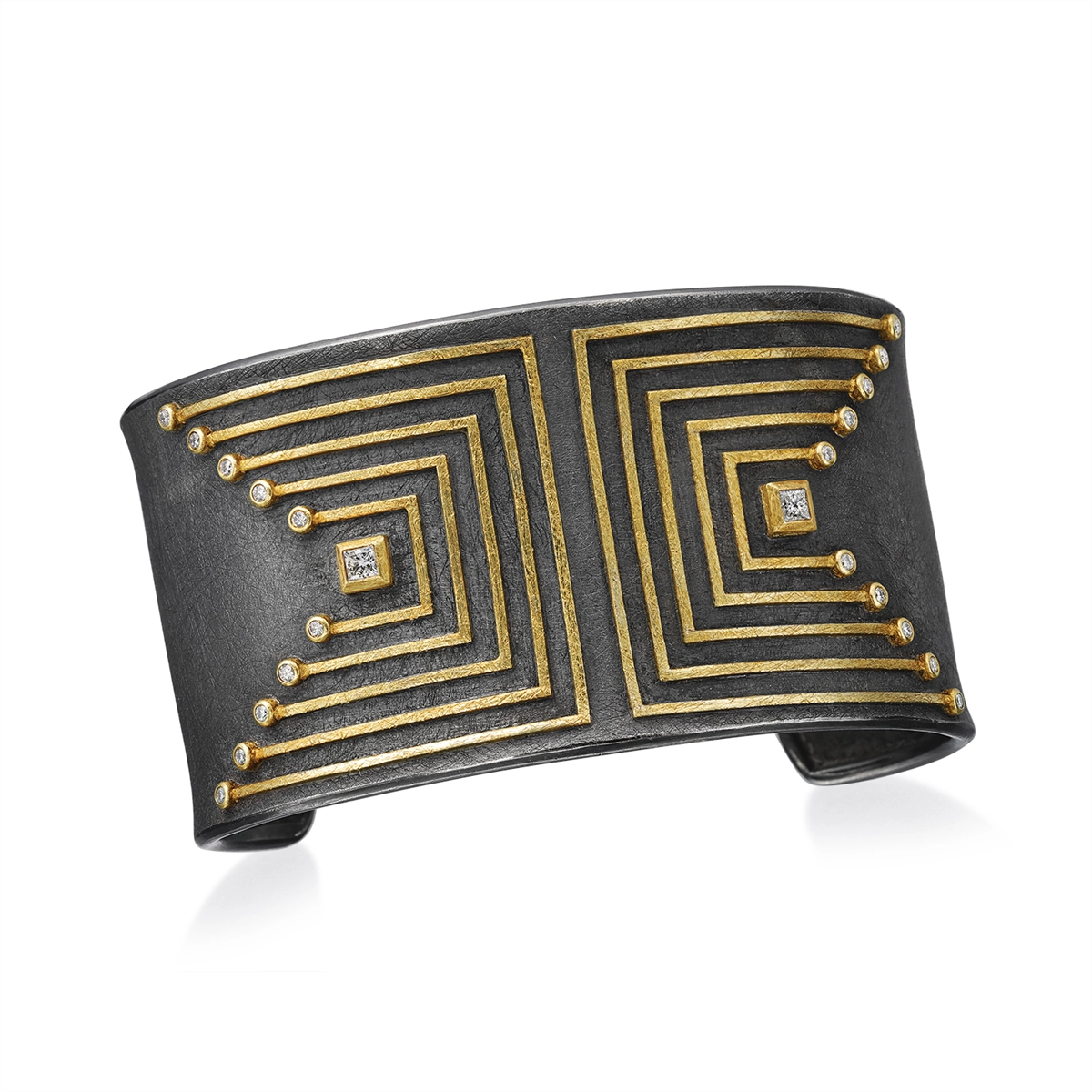 Todd Reed Bracelets in Mixed Metals containing Diamond TRDB3800-2