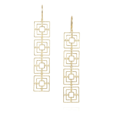 Todd Reed Earrings in Yellow Gold containing Diamond TRDE3700-8