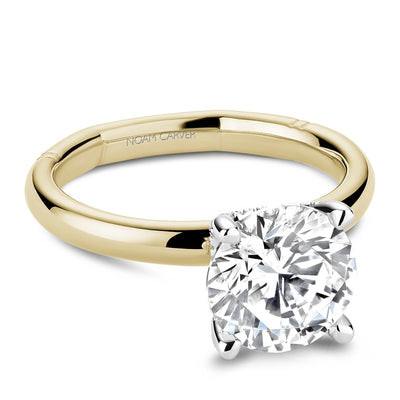 Noam Carver  Engagement Rings in Mixed Metals containing Diamond A124-01YWM-FCYA-C