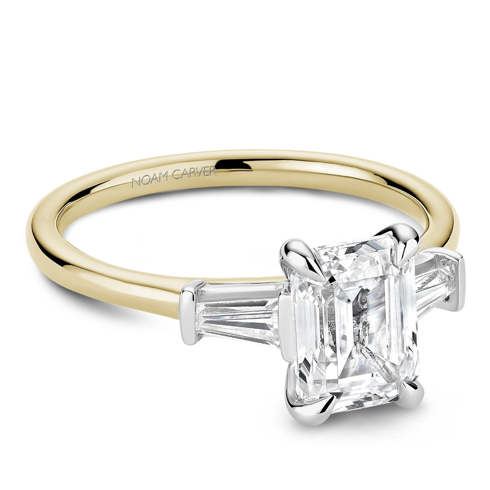 Noam Carver  Engagement Rings in Mixed Metals containing Diamond B440-01YWM-FCYA
