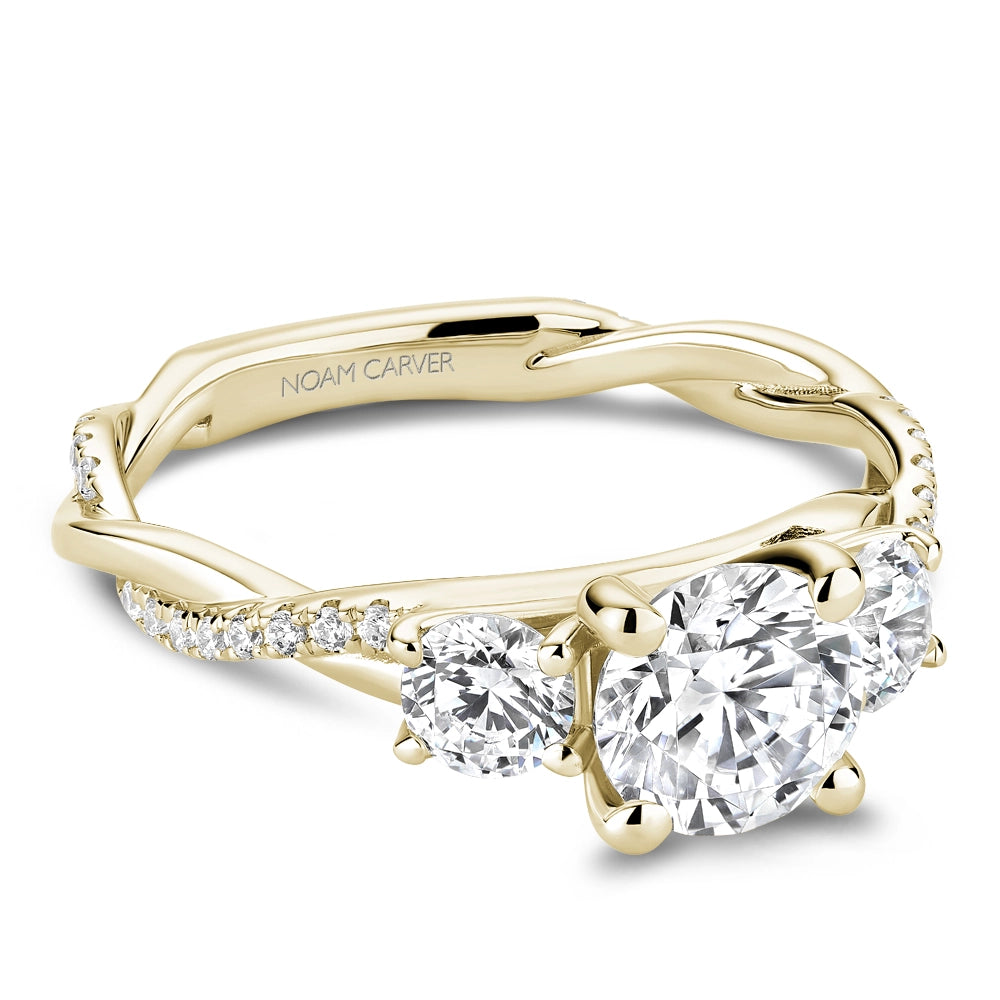 Noam Carver  Engagement Rings in Yellow Gold containing Diamond R082-01YM-200A