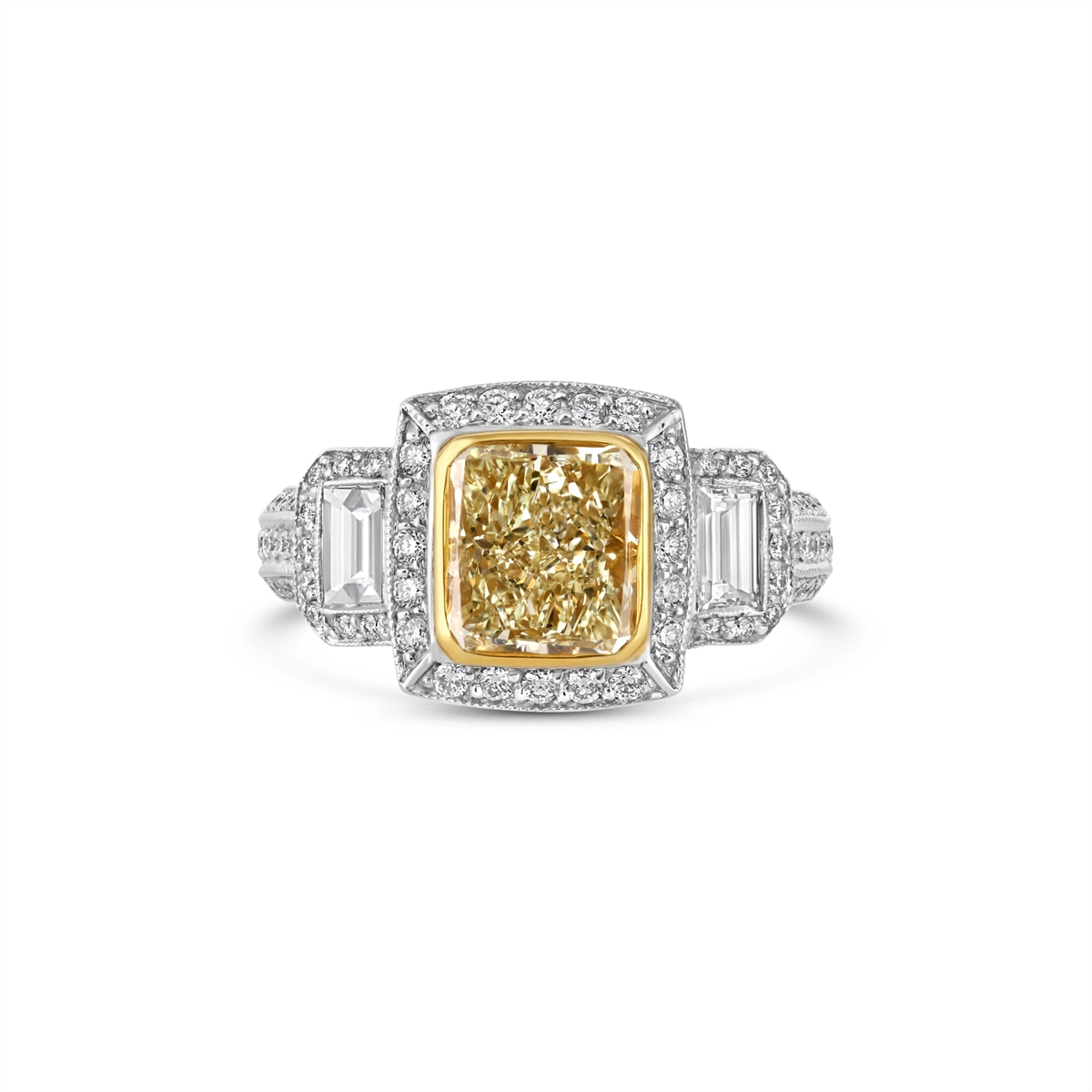 Engagement Collections Engagement in Mixed Metals R-24177-RAD2.00CT