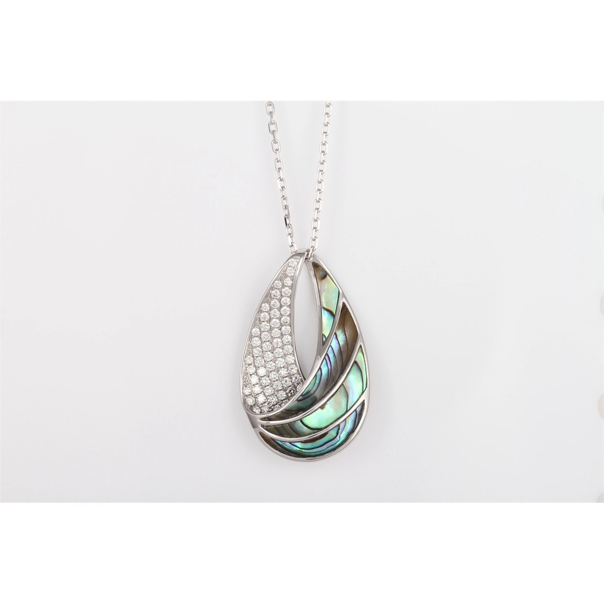 Frederic Sage Necklaces in White Gold containing Other, Multi-gemstone, Diamond P3595A-4-WAL