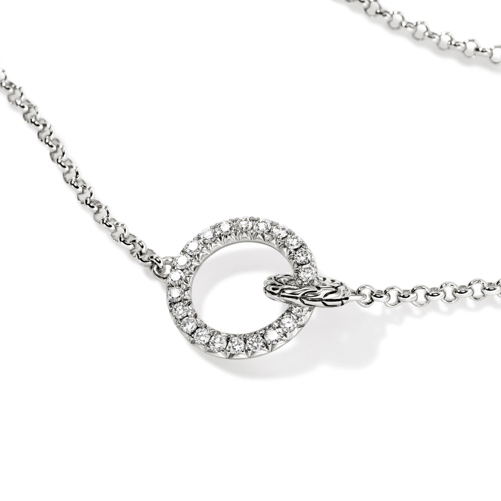 John Hardy Necklaces in Silver containing Diamond NBP987802DIX16-18