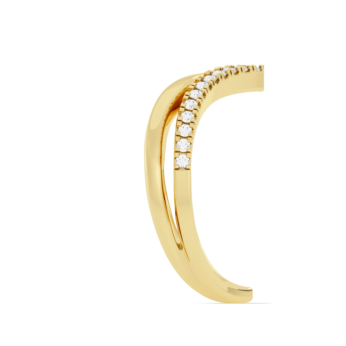 Wedding Bands Wedding Rings in Yellow Gold containing Diamond 442372