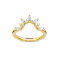 Wedding Bands Wedding Rings in Yellow Gold containing Diamond 442375