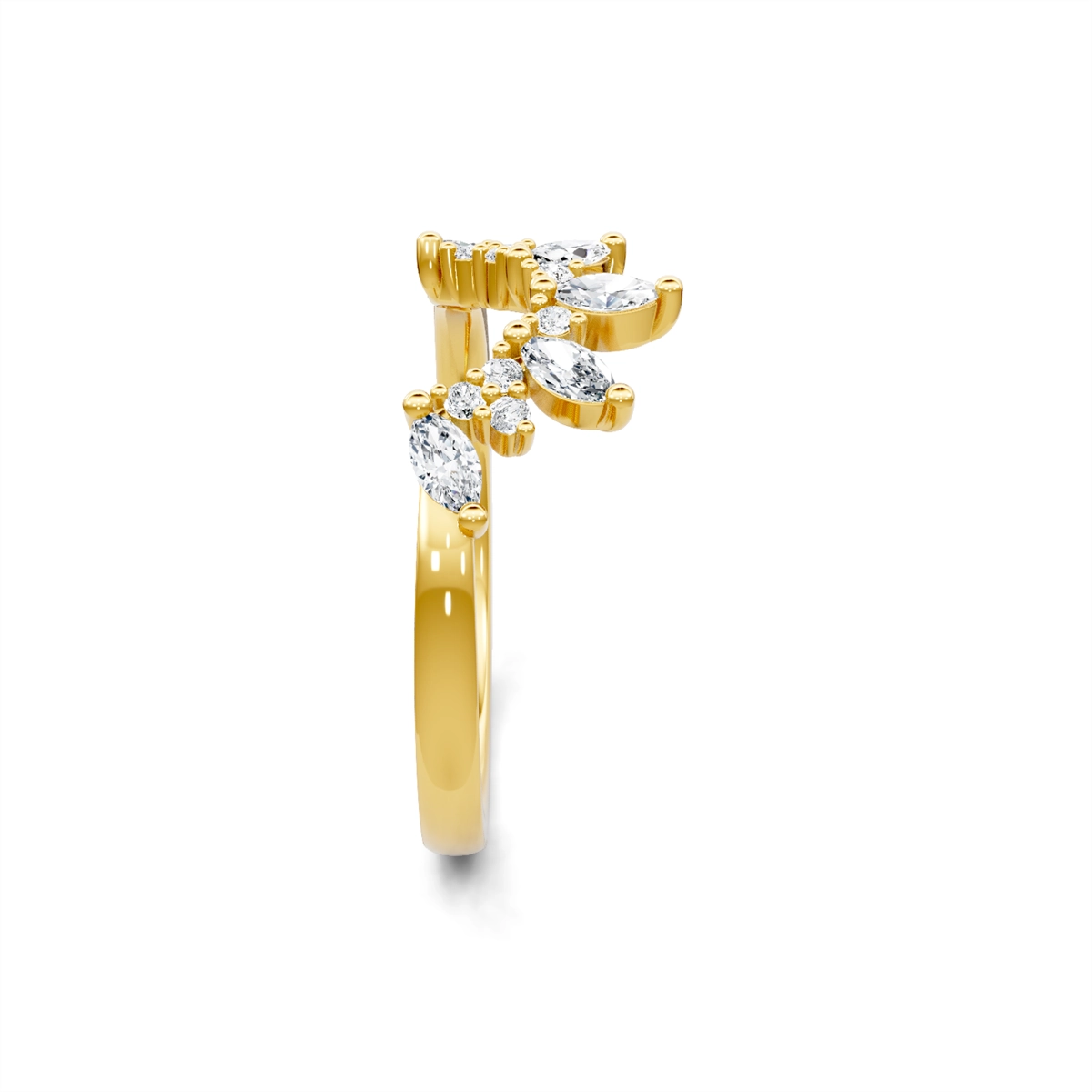 Wedding Bands Wedding Rings in Yellow Gold containing Diamond 442375