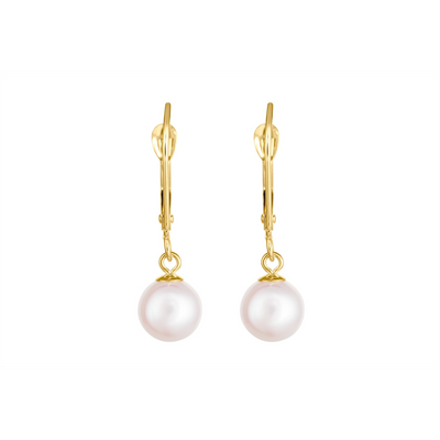 Earrings Earrings in Yellow Gold containing Pearl 442517