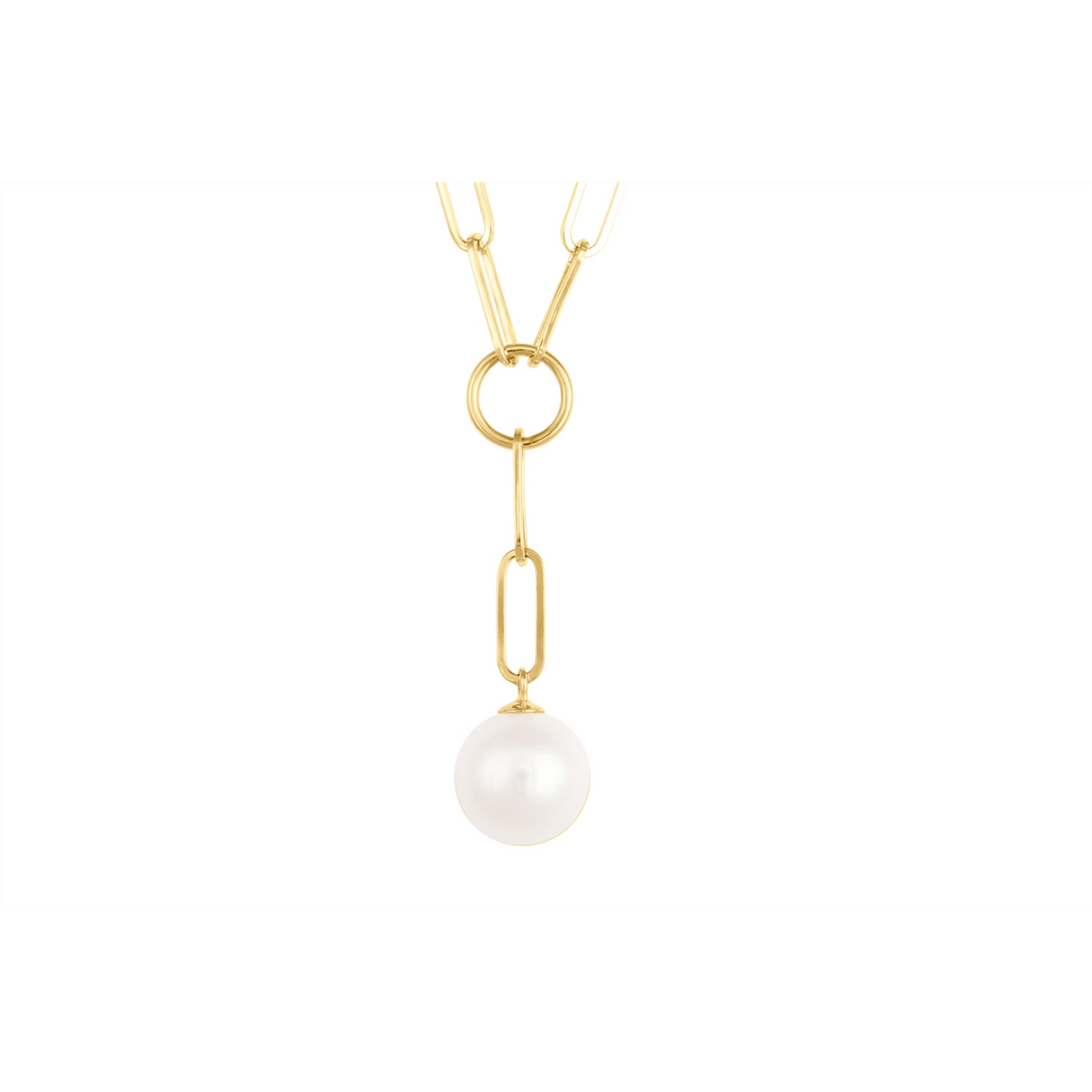 Necklaces Necklaces in Yellow Gold containing Pearl 442529