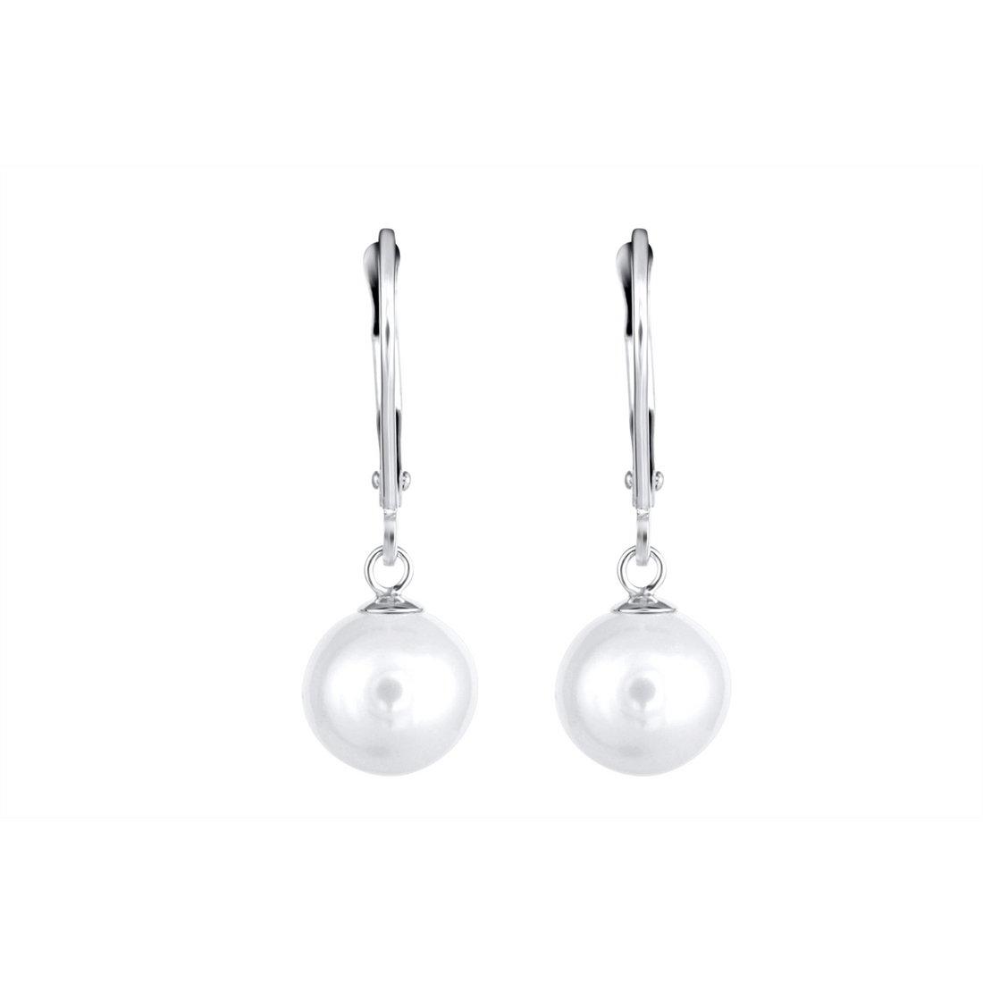 Earrings Earrings in White Gold containing Pearl 442533
