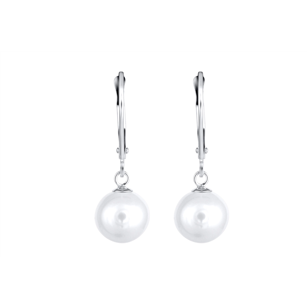 Earrings Earrings in White Gold containing Pearl 442533