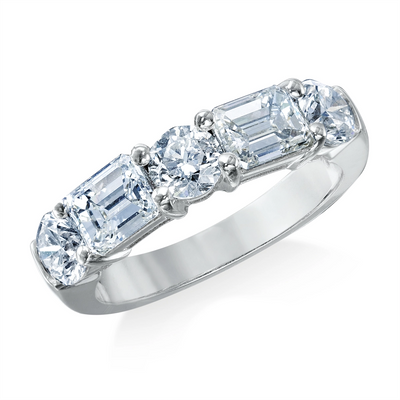 Wedding Bands Wedding Rings in White Gold containing Diamond 442584
