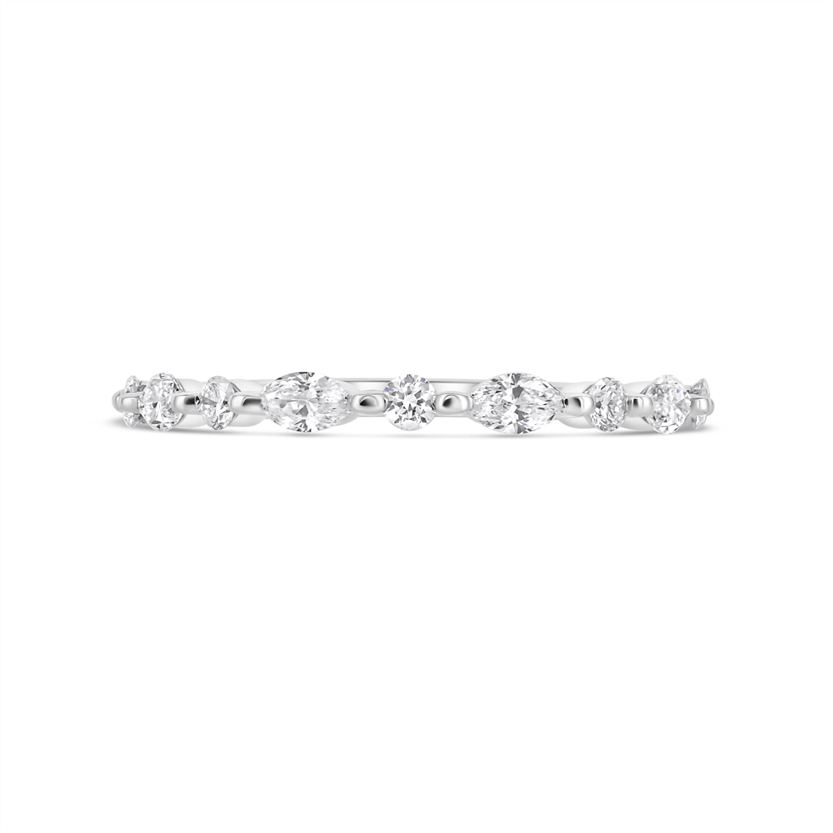 Wedding Bands Wedding Rings in White Gold containing Diamond 442592