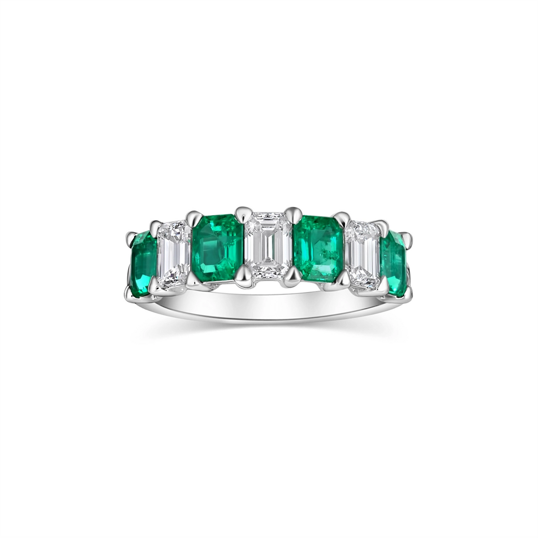 Rings Rings in White Gold containing Multi-gemstone, Diamond, Emerald 442599