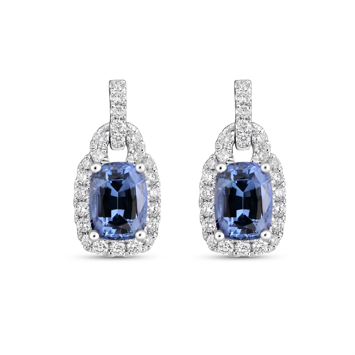 Pendants Pendants in White Gold containing Multi-gemstone, Diamond, Sapphire 442608