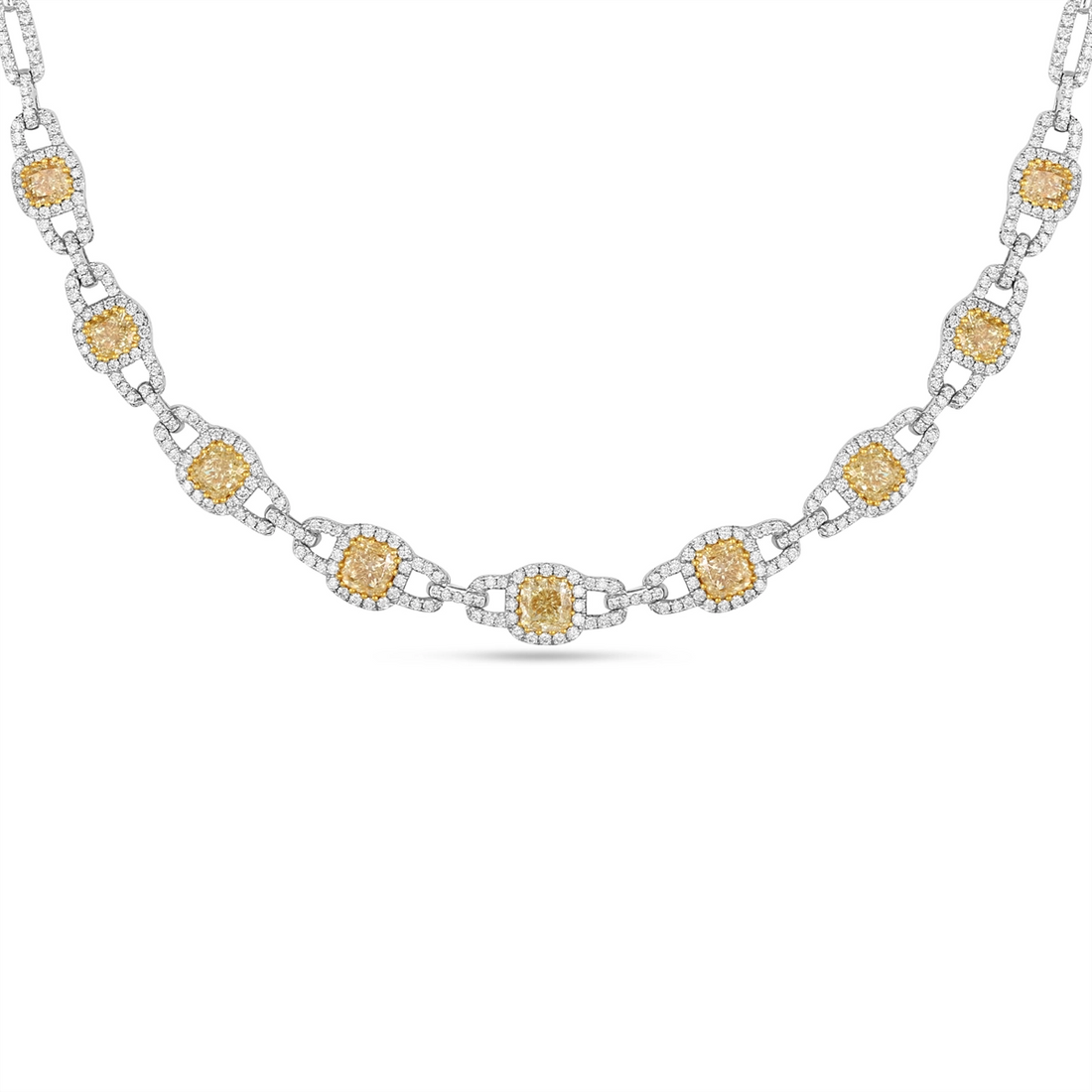 Necklaces Necklaces in Mixed Metals containing Multi-gemstone, Diamond 442610