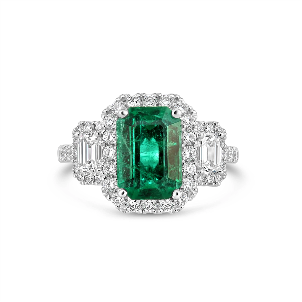 Rings Rings in White Gold containing Multi-gemstone, Diamond, Emerald 442613