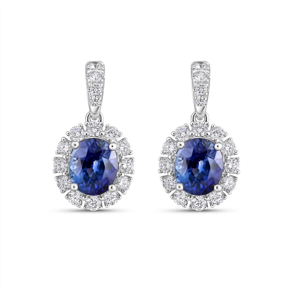 Pendants Pendants in White Gold containing Multi-gemstone, Diamond, Sapphire 442626