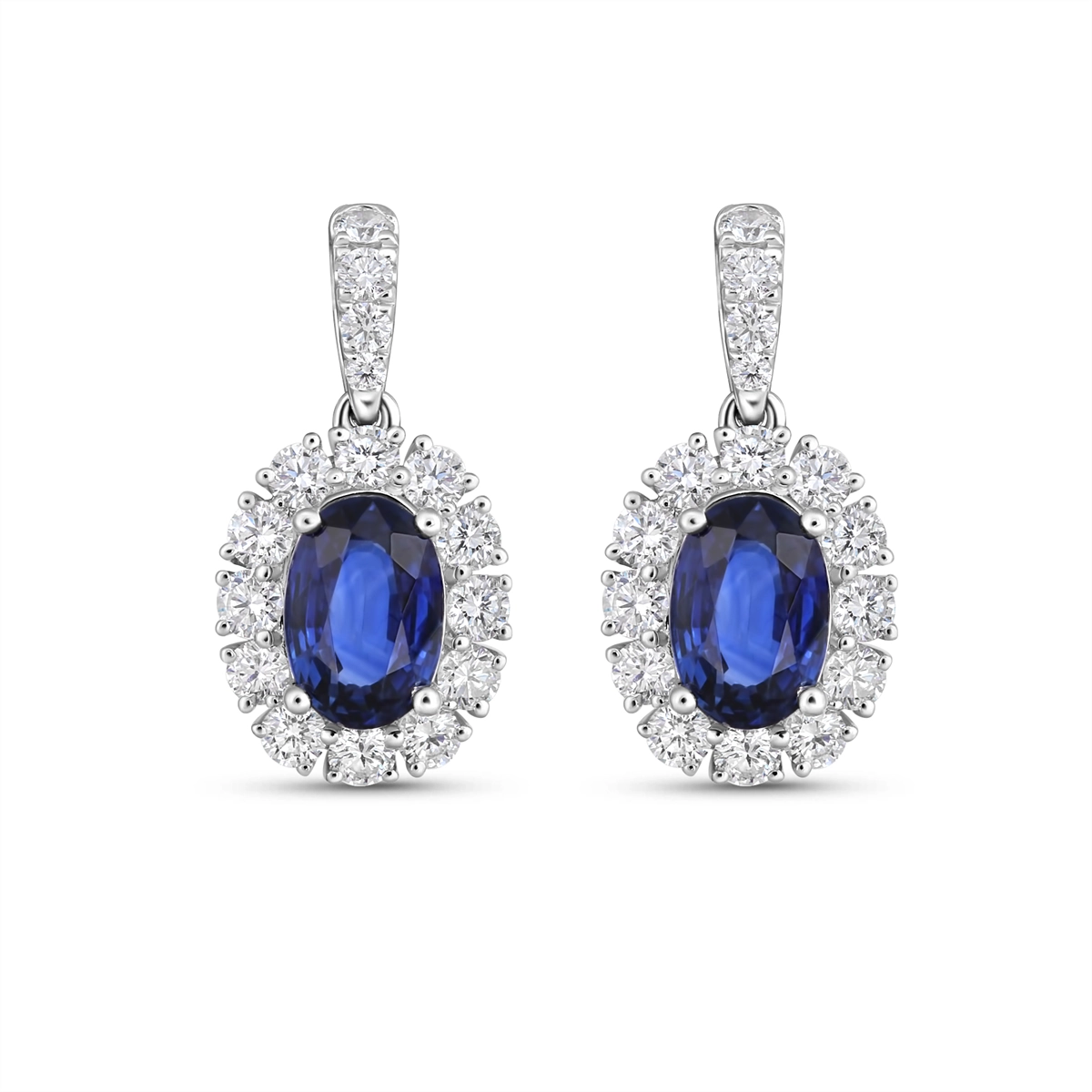 Pendants Pendants in White Gold containing Multi-gemstone, Diamond, Sapphire 442628