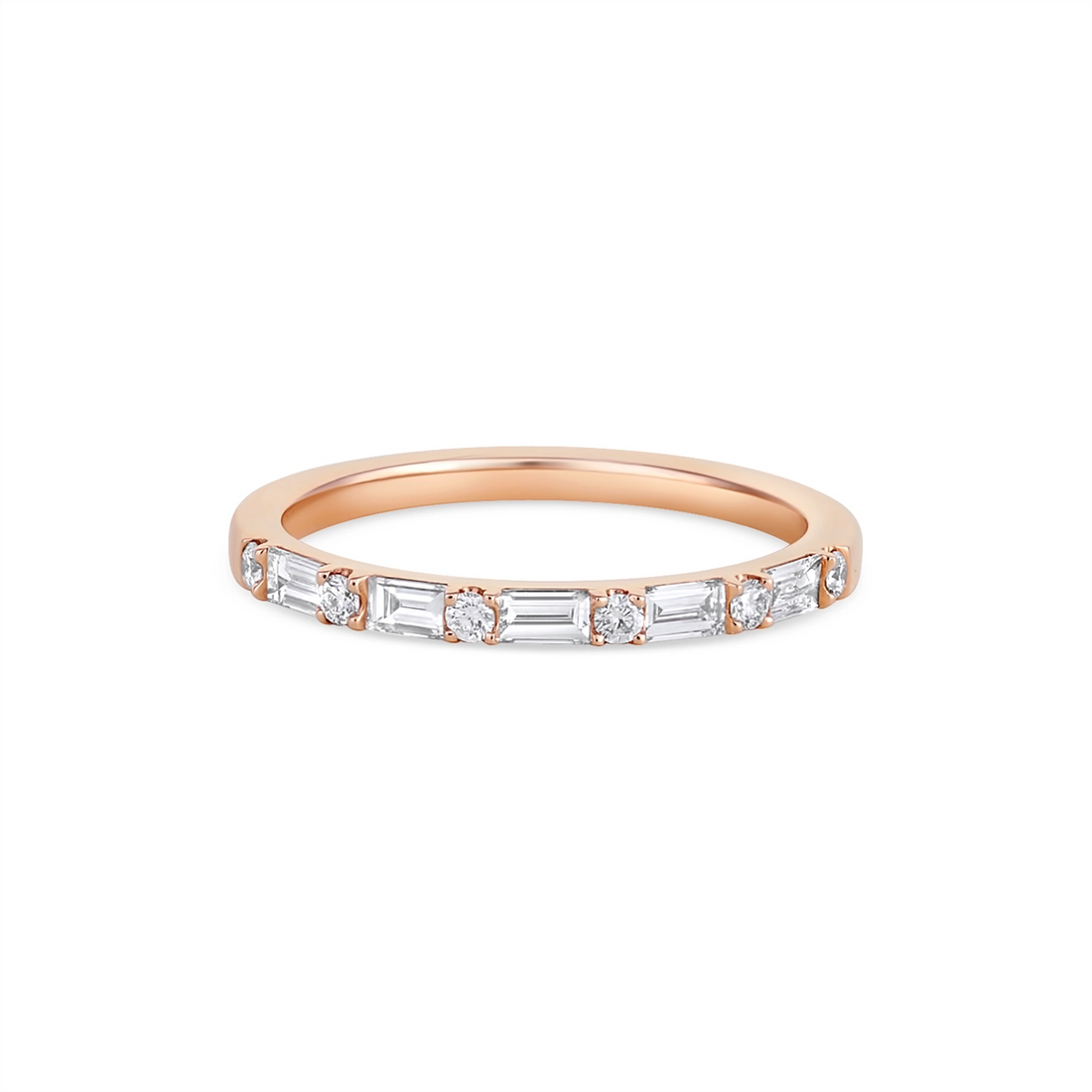 Wedding Bands Wedding Rings in Rose Gold containing Diamond 442656