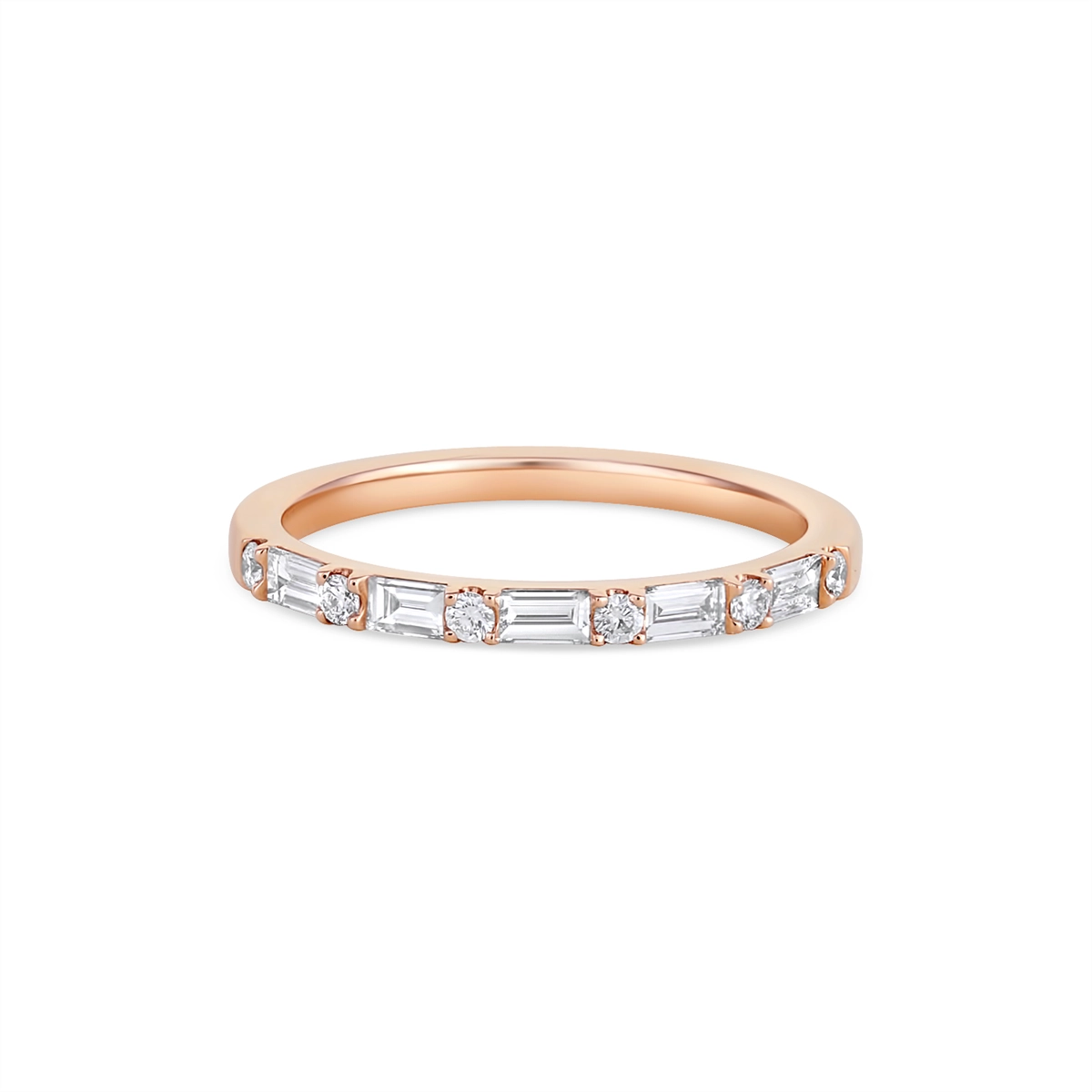 Wedding Bands Wedding Rings in Rose Gold containing Diamond 442656