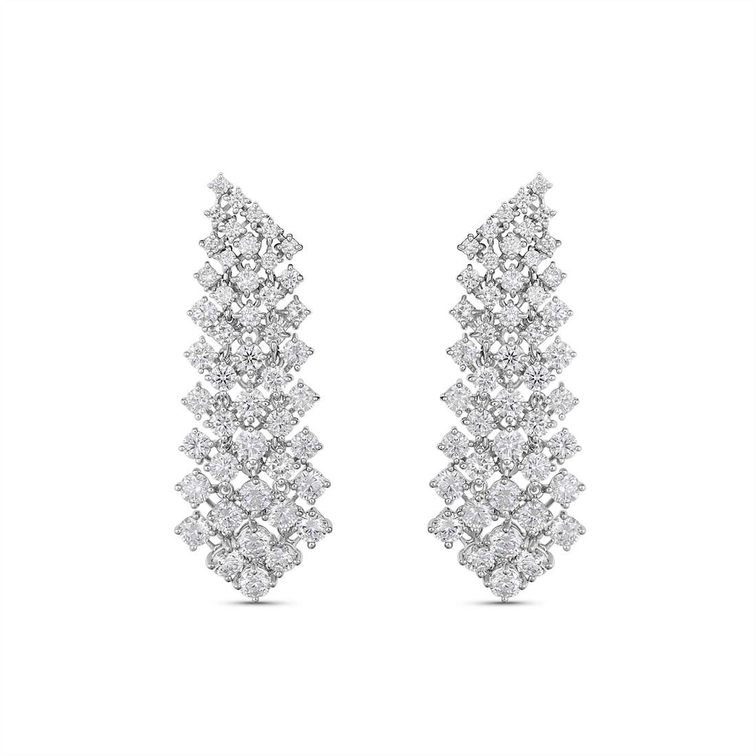 Earrings Earrings in White Gold containing Diamond 442664
