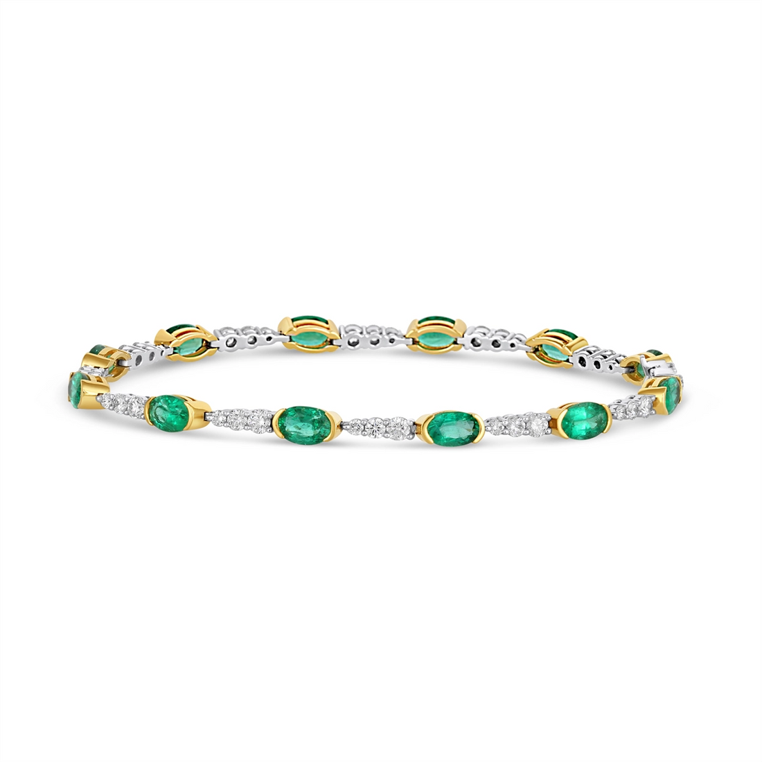 Bracelets Bracelets in Mixed Metals containing Multi-gemstone, Diamond, Emerald 442668