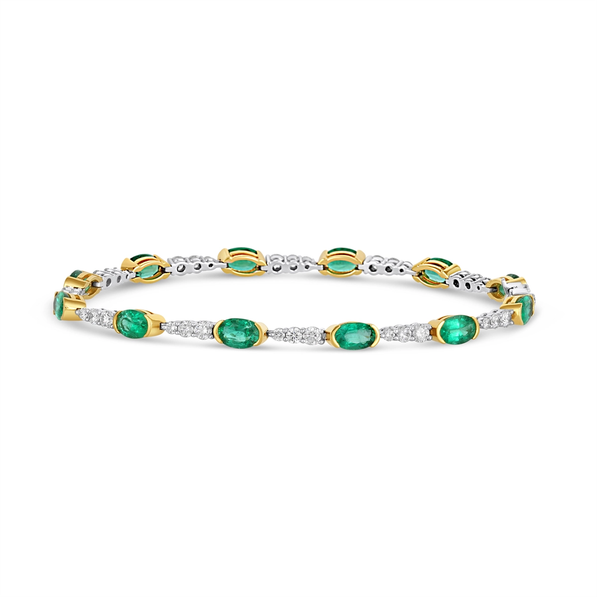 Bracelets Bracelets in Mixed Metals containing Multi-gemstone, Diamond, Emerald 442668