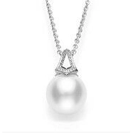 Mikimoto Necklaces in White Gold containing Multi-gemstone, Diamond, Pearl MPA10313NDXW