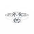 Tacori Engagement Rings in White Gold containing Diamond 2728 2.2 OV 10X7 W