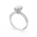 Tacori Engagement Rings in White Gold containing Diamond 2728 2.2 OV 10X7 W