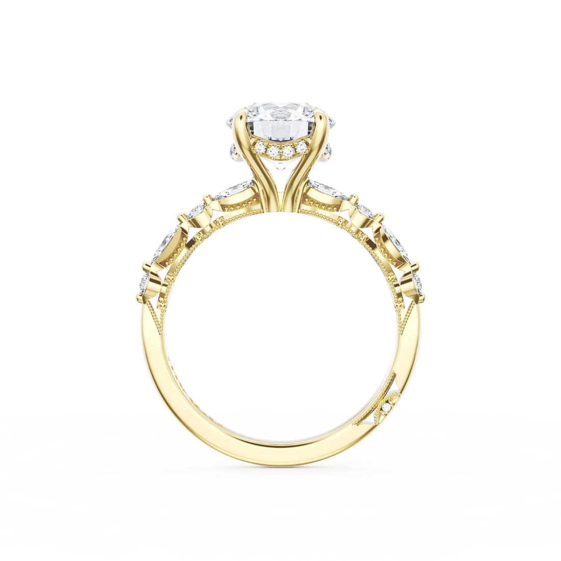 Tacori Engagement Rings in Yellow Gold containing Diamond 2728 2.2 RD 8.5 Y