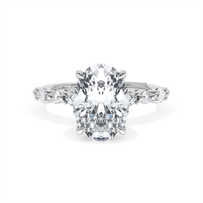 Tacori Engagement Rings in Platinum/Palladium containing Diamond 2728 2.8 OV 11.5X8