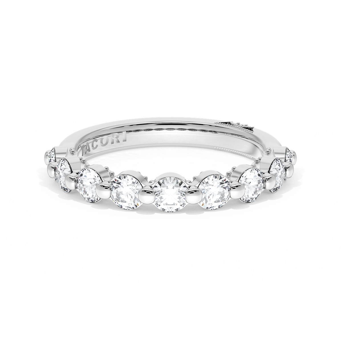 Tacori Wedding Rings in Platinum/Palladium containing Diamond 442690